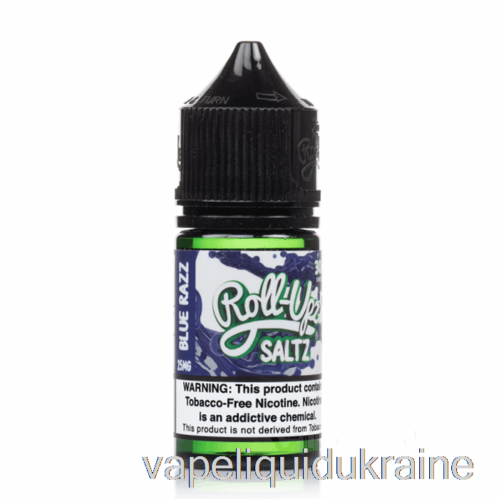 Vape Liquid Ukraine Blue Raspberry - Juice Roll-Upz SALT - 30mL 25mg